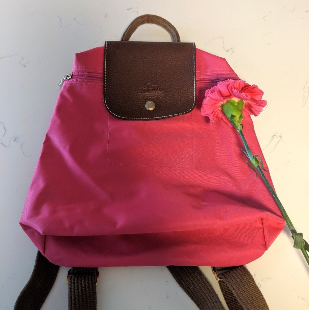 Longchamp Le Pliage Backpack Pink